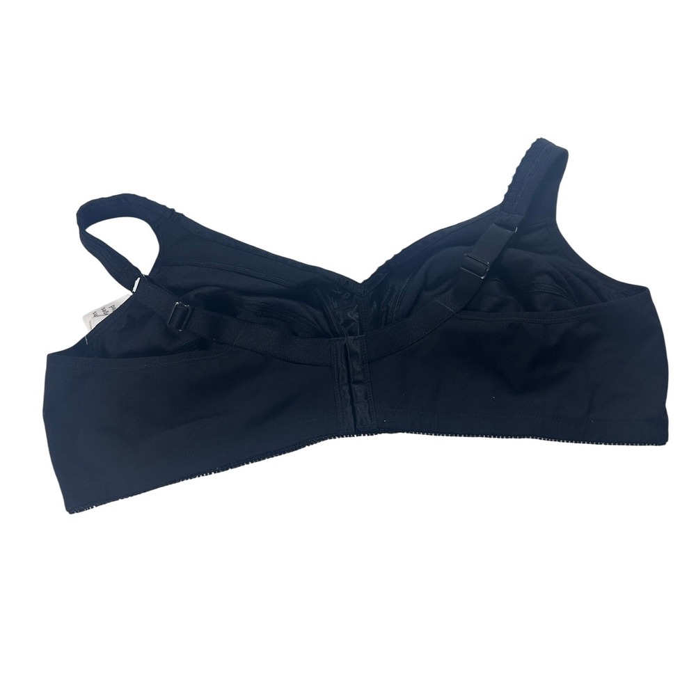 Dominique Black Wireless Full Coverage Bra‎ Comfort Lift Size 48B NWT